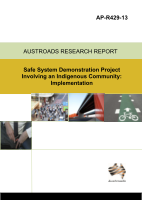 Cover of Safe System Demonstration Project Involving an Indigenous Community: Implementation