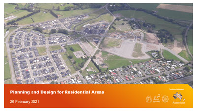Webinar: Pedestrian Planning and Design for Residential Areas