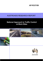 Cover of National Approach to Traffic Control at Work Sites
