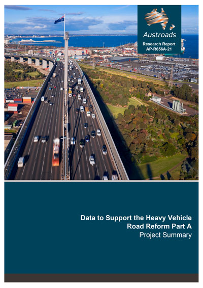 Cover of Data to Support the Heavy Vehicle Road Reform