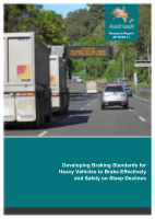Cover of Developing Braking Standards for Heavy Vehicles to Brake Effectively and Safely on Steep Declines