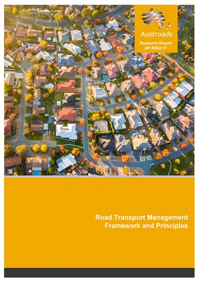 Harmonised road transport management framework enables integrated system planning
