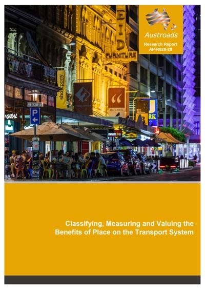 Cover of Classifying, Measuring and Valuing the Benefits of Place on the Transport System