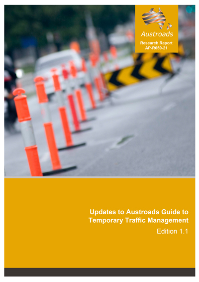 Cover of Updates to Austroads Guide to Temporary Traffic Management Edition 1.1