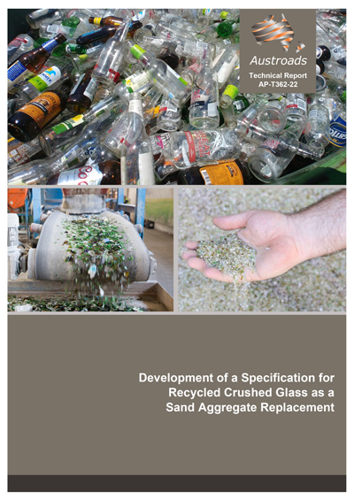 Cover of Development of a Specification for Recycled Crushed Glass as a Sand Aggregate Replacement