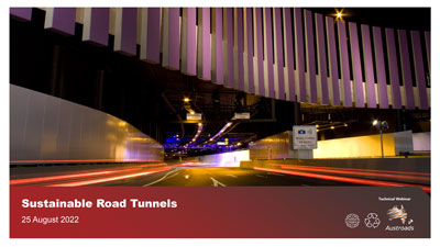 Webinar: Sustainable Road Tunnels