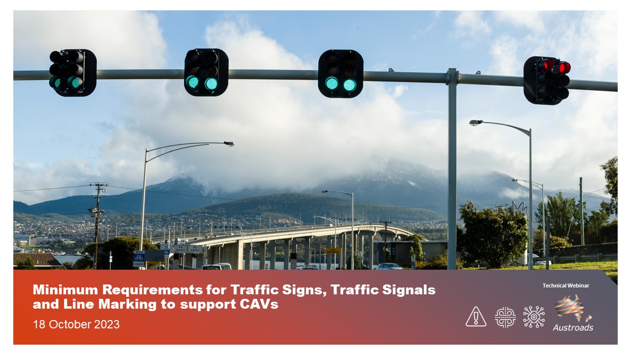 Webinar: Minimum Requirements for Traffic Signs, Traffic Signals and Line Markings