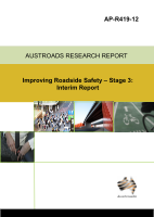 Cover of Improving Roadside Safety - Stage 3: Interim Report