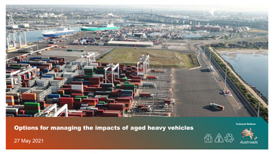 Webinar: Options for Managing the Impacts of Aged Heavy Vehicles