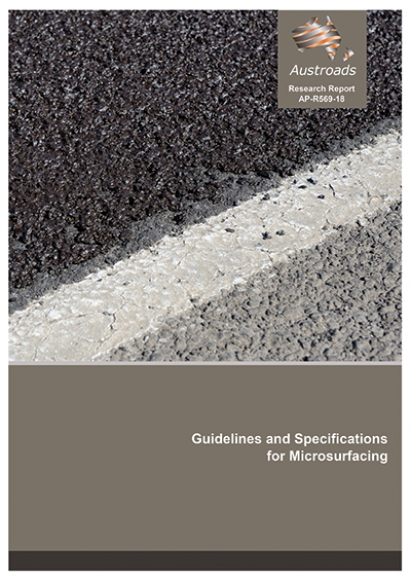 Guidelines and specifications for microsurfacing updated