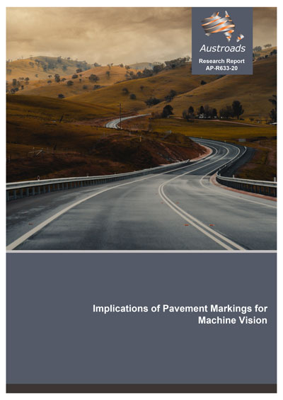 Cover of Implications of Pavement Markings for Machine Vision