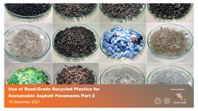 Webinar: Use of Road-grade Recycled Plastics for Sustainable Asphalt Pavements Part 2