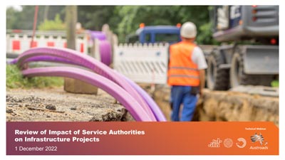 Webinar: Review of Impact of Service Authorities on Infrastructure Projects