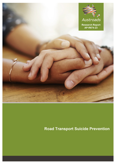 Cover of Road Transport Suicide Prevention