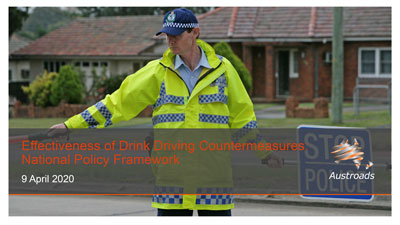 Webinar: An Australian Drink Driving Policy and Regulatory Framework