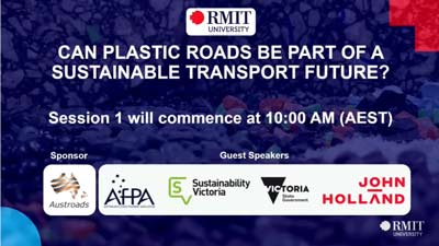 Can plastic roads be part of a sustainable transport future?