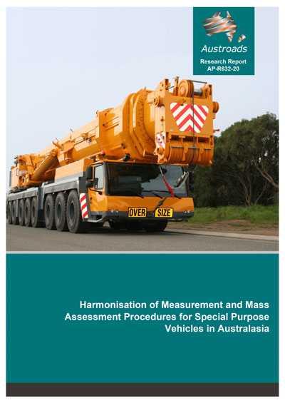 Cover of Harmonisation of Measurement and Mass Assessment Procedures for Special Purpose Vehicles in Australasia