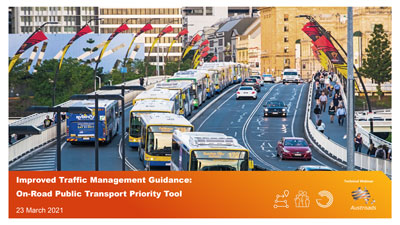 Webinar: Improved Traffic Management Guidance: On-Road Public Transport Priority Tool