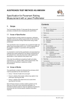 Cover of Specification for Pavement Rutting Measurement with a Laser Profilometer