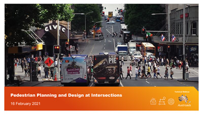 Webinar: Pedestrian Planning and Design at Intersections