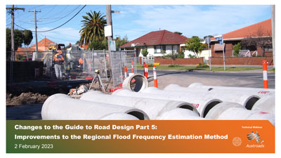Webinar: Changes to Guide to Road Design Part 5 – Improvements to the Regional Flood Frequency Estimation Method