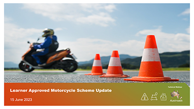 Webinar: Learner Approved Motorcycle Scheme Update