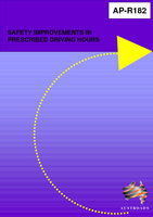 Cover of Safety Improvements in Prescribed Driving Hours