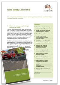Cover of Road Safety Leadership