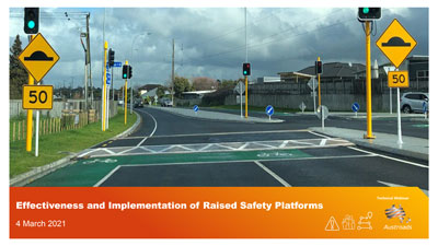 Webinar: Effectiveness and Implementation of Raised Safety Platforms