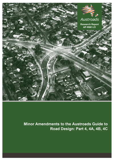 Minor Amendments to the Austroads Guide to Road Design: Part 4, 4A, 4B, 4C