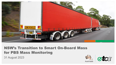 Webinar: NSW’s Transition to Smart On-Board Mass for PBS Mass Monitoring