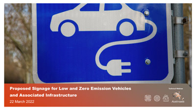 Webinar: Proposed Signage for Low and Zero Emission Vehicles and Associated Infrastructure