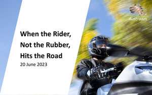 Webinar: When the Rider, not the Rubber, Hits the Road