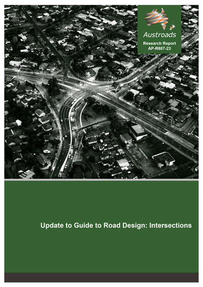Cover of Update to Guide to Road Design: Intersections