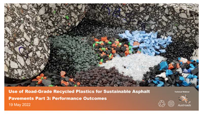 Webinar: Use of Road-grade Recycled Plastics for Sustainable Asphalt Pavements Part 3: Performance Outcomes