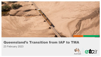 Webinar: Queensland’s Transition from IAP to TMA