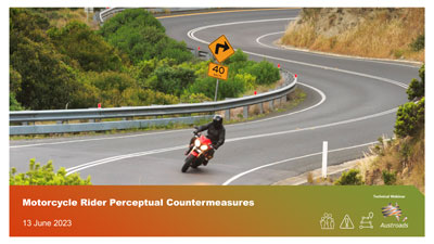 Webinar: Motorcycle Rider Perceptive Countermeasures