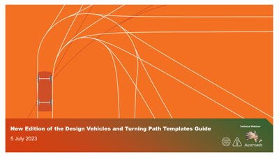 Webinar: New Edition of the Design Vehicles and Turning Path Templates Guide