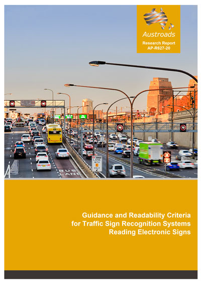 Cover of Guidance and Readability Criteria for Traffic Sign Recognition Systems Reading Electronic Signs
