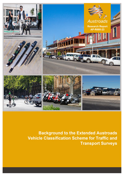 Cover of Background to the Extended Austroads Vehicle Classification Scheme for Traffic and Transport Surveys