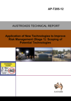 Cover of Application of New Technologies to Improve Risk Management (Stage 1): Scoping of Potential Technologies