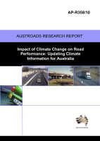 Cover of Impact of Climate Change on Road Performance: Updating Climate Information for Australia