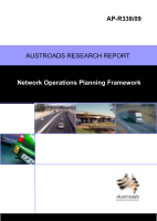 Network Operations Planning Framework