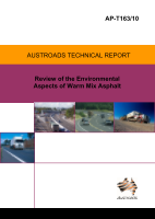 Cover of Review of the Environmental Aspects of Warm Mix Asphalt