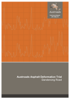 Cover of Austroads Asphalt Deformation Trial: Dandenong Road