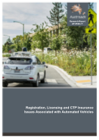 Cover of Registration, Licensing and CTP Insurance Issues Associated with Automated Vehicles