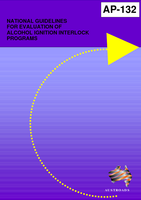 Cover of National Guidelines for Evaluation of Alcohol Ignition Interlock Programs