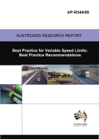 Best Practice for Variable Speed Limits: Best Practice Recommendations