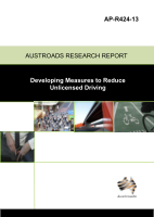 Cover of Developing Measures to Reduce Unlicensed Driving