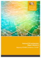 Cover of National ITS Architecture Stage 2 Module 2: Mapping FRAME Content to TOGAF